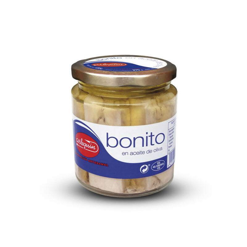 Tuna in olive oil 220 gr glass Arlequin